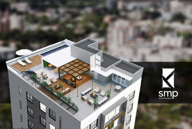 Imagem Imóvel com 1 Quarto à Venda, 33 m² em Camobi - Santa Maria