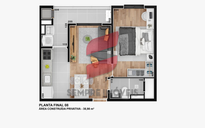 Imagem Apartamento com 2 Quartos à Venda, 51 m² em Tingui - Curitiba