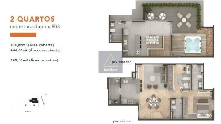 Imagem Apartamento com 2 Quartos à Venda, 113 m² em água Verde - Curitiba