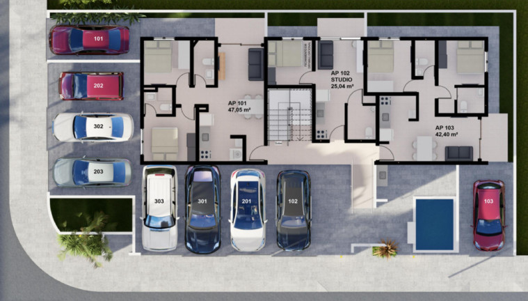 Imagem Apartamento com 2 Quartos à Venda, 46 m² em Pedro Gondim - João Pessoa