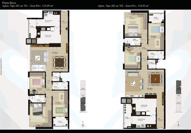Imagem Apartamento com 2 Quartos à Venda, 136 m² em Interlagos - Caxias Do Sul