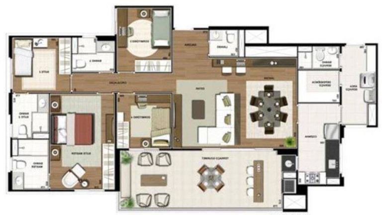 Imagem Apartamento com 4 Quartos à Venda, 138 m² em Granja Julieta - São Paulo Imagem Apartamento com 4 Quartos à Venda, 138 m² em Granja Julieta - São Paulo