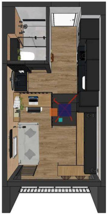 Imagem Apartamento com 1 Quarto à Venda, 25 m² em Santo Amaro - São Paulo Imagem Apartamento com 1 Quarto à Venda, 25 m² em Santo Amaro - São Paulo