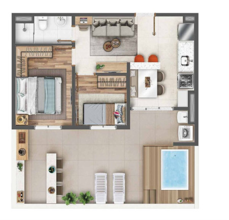 Imagem Imóvel com 1 Quarto à Venda, 25 m² em Vila Carmosina - São Paulo