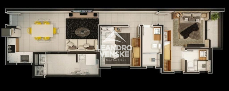 Imagem Apartamento com 2 Quartos à Venda, 63 m² em Costa E Silva - Joinville