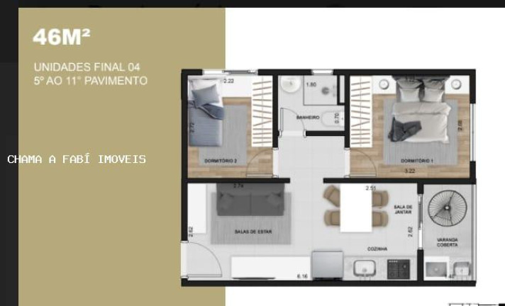 Imagem Apartamento com 1 Quarto à Venda, 35 m² em Vila Carrão - São Paulo