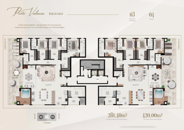Imagem Apartamento com 3 Quartos à Venda, 131 m² em Meia Praia - Itapema Imagem Apartamento com 3 Quartos à Venda, 131 m² em Meia Praia - Itapema