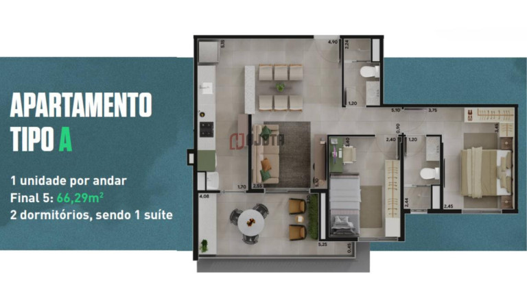 Imagem Apartamento com 2 Quartos à Venda, 66 m² em Centro - São José Do Rio Preto Imagem Apartamento com 2 Quartos à Venda, 66 m² em Centro - São José Do Rio Preto