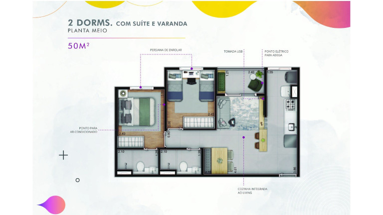 Imagem Apartamento com 2 Quartos à Venda, 50 m² em Ipiranga - São Paulo Imagem Apartamento com 2 Quartos à Venda, 50 m² em Ipiranga - São Paulo