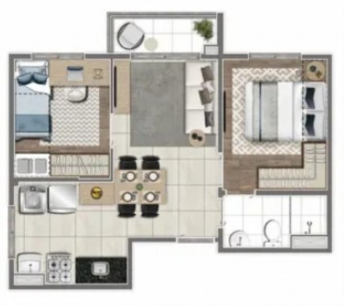 Imagem Imóvel com 2 Quartos à Venda, 36 m² em Pirituba - São Paulo