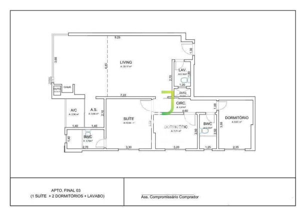 Imagem Apartamento com 3 Quartos à Venda, 92 m² em Fazenda - Itajaí