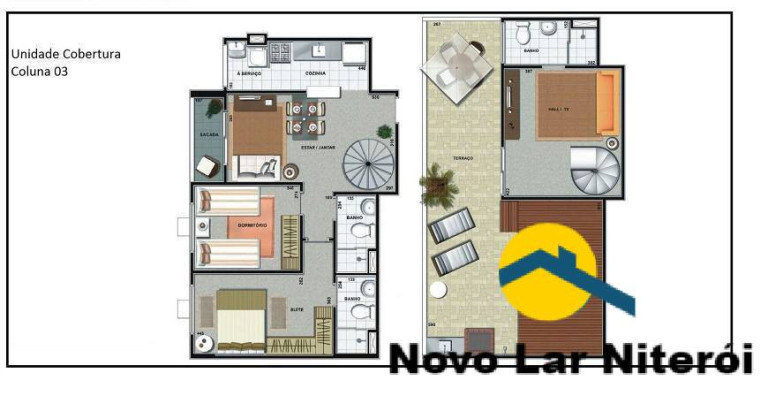 Imagem Cobertura com 3 Quartos à Venda, 144 m² em Fonseca - Niterói Imagem Cobertura com 3 Quartos à Venda, 144 m² em Fonseca - Niterói