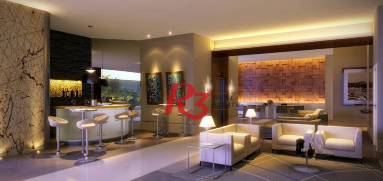 Imagem Apartamento com 1 Quarto para Alugar, 45 m² em Pompéia - Santos