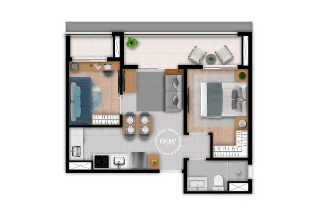 Imagem Apartamento com 2 Quartos à Venda, 41 m² em Brooklin Paulista - São Paulo