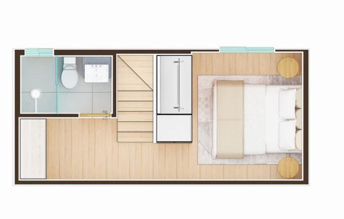 Imagem Imóvel com 1 Quarto à Venda, 34 m² em Km 18 - Osasco