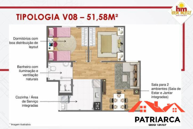 Imagem Apartamento com 2 Quartos à Venda, 42 m² em Jd. Santa Candida - Hortolândia Imagem Apartamento com 2 Quartos à Venda, 42 m² em Jd. Santa Candida - Hortolândia
