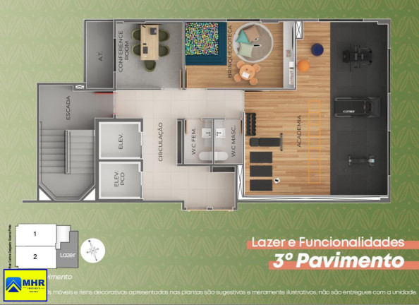Imagem Imóvel com 4 Quartos à Venda, 126 m² em Jardim Camburi - Vitória