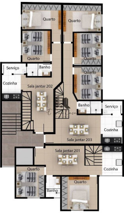 Imagem Apartamento com 2 Quartos à Venda, 17 m² em Xangri-lá - Contagem Imagem Apartamento com 2 Quartos à Venda, 17 m² em Xangri-lá - Contagem