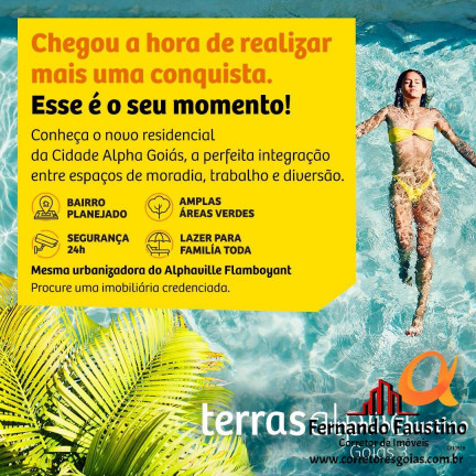 Imagem Terreno em Condomínio à Venda, 360 m² em Terras Alpha Residencial 2 - Senador Canedo Imagem Terreno em Condomínio à Venda, 360 m² em Terras Alpha Residencial 2 - Senador Canedo
