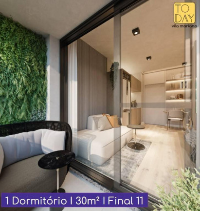 Imagem Studio com 1 Quarto à Venda, 30 m² em Vila Mariana - São Paulo