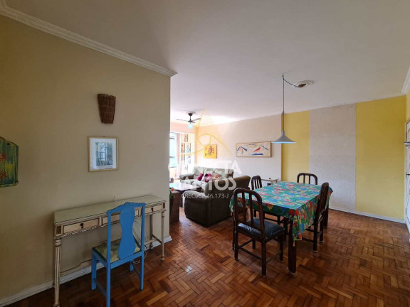 Imagem Apartamento com 3 Quartos para Alugar, 165 m² em José Menino - Santos