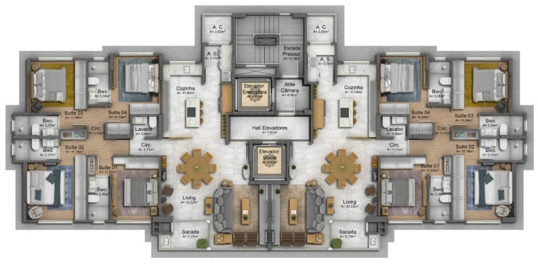 Imagem Cobertura com 4 Quartos à Venda, 296 m² em Pioneiros - Balneário Camboriú Imagem Cobertura com 4 Quartos à Venda, 296 m² em Pioneiros - Balneário Camboriú
