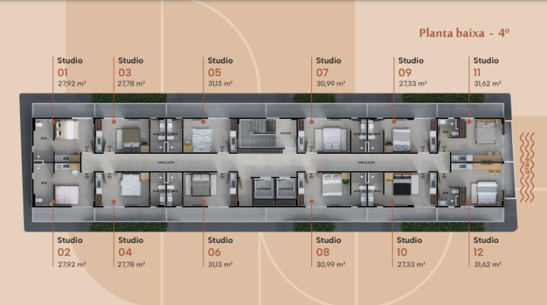 Imagem Apartamento com 1 Quarto à Venda, 23 m² em Bessa - João Pessoa Imagem Apartamento com 1 Quarto à Venda, 23 m² em Bessa - João Pessoa