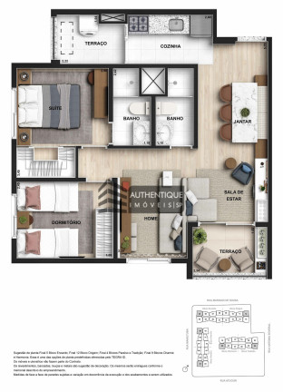 Imagem Apartamento com 2 Quartos à Venda, 71 m² em Vila Carrão - São Paulo