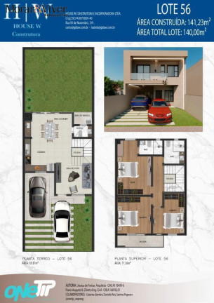 Imagem Sobrado com 3 Quartos à Venda, 141 m² em Costeira - São José Dos Pinhais