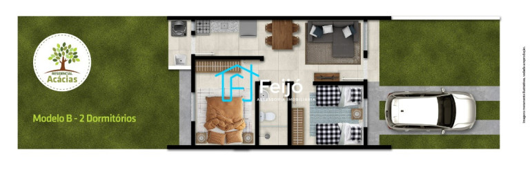 Imagem Casa com 2 Quartos à Venda, 43 m² em Passo Fundo - Guaíba Imagem Casa com 2 Quartos à Venda, 43 m² em Passo Fundo - Guaíba
