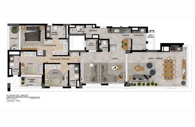 Imagem Apartamento com 3 Quartos à Venda, 167 m² em Mooca - São Paulo