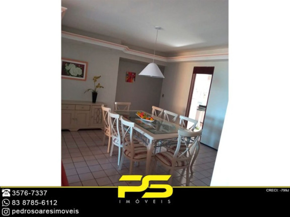 Imagem Apartamento com 4 Quartos à Venda, 180 m² em Camboinha - Cabedelo Imagem Apartamento com 4 Quartos à Venda, 180 m² em Camboinha - Cabedelo