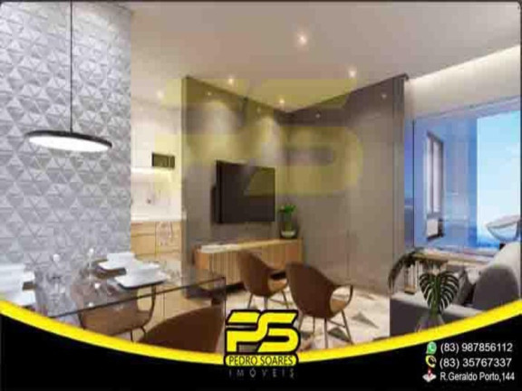 Imagem Apartamento com 1 Quarto à Venda, 54 m² em Cabo Branco - João Pessoa