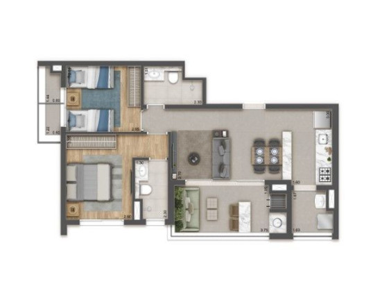 Imagem Apartamento com 1 Quarto à Venda, 38 m² em Vila Clementino - São Paulo Imagem Apartamento com 1 Quarto à Venda, 38 m² em Vila Clementino - São Paulo