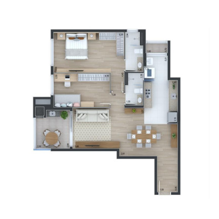 Imagem Apartamento com 2 Quartos à Venda, 91 m² em Ahú - Curitiba