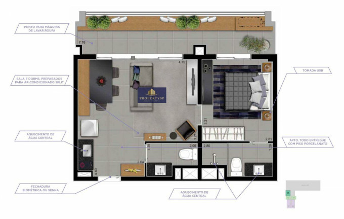 Imagem Apartamento com 1 Quarto à Venda, 67 m² em Pinheiros - São Paulo Imagem Apartamento com 1 Quarto à Venda, 67 m² em Pinheiros - São Paulo