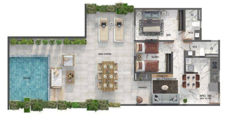 Imagem Apartamento com 2 Quartos à Venda, 123 m² em Jardim Oceania - João Pessoa Imagem Apartamento com 2 Quartos à Venda, 123 m² em Jardim Oceania - João Pessoa