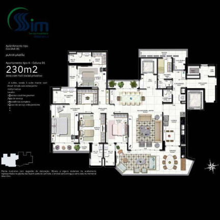 Imagem Apartamento com 4 Quartos à Venda, 230 m² em Meireles - Fortaleza