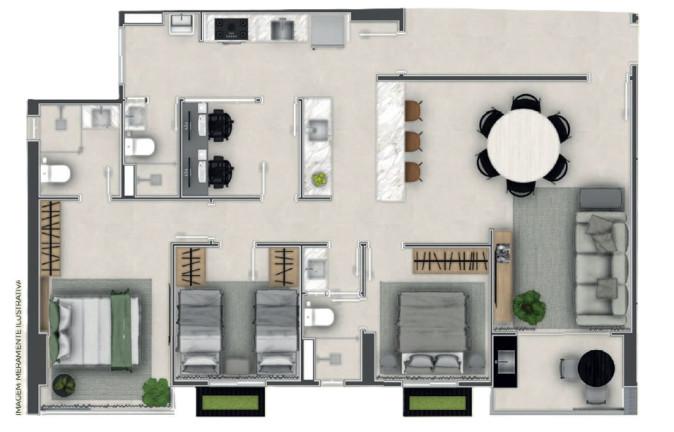 Imagem Apartamento com 2 Quartos à Venda, 69 m² em Tambauzinho - João Pessoa
