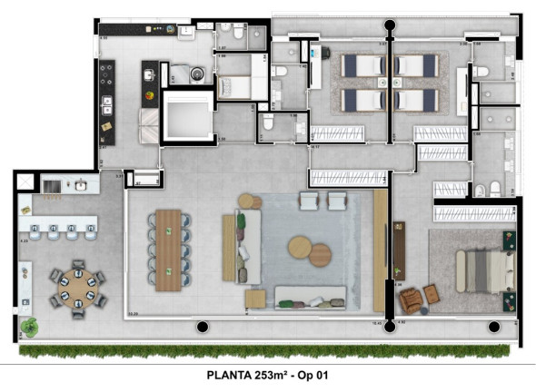 Imagem Apartamento com 3 Quartos à Venda, 252 m² em Cidade Jardim - São Paulo Imagem Apartamento com 3 Quartos à Venda, 252 m² em Cidade Jardim - São Paulo
