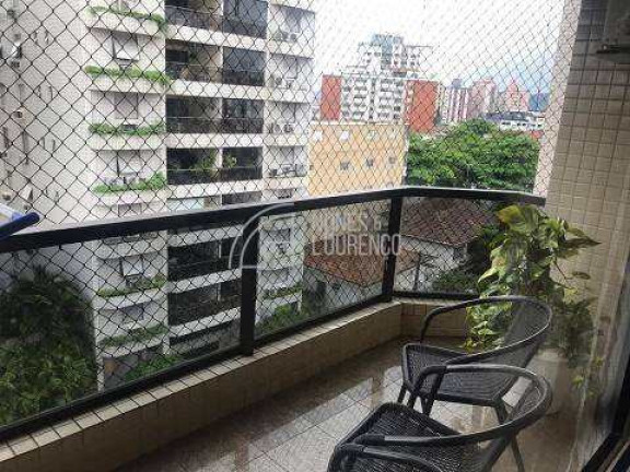 Apartamento com 3 Quartos à Venda, 155 m² em Ponta Da Praia - Santos