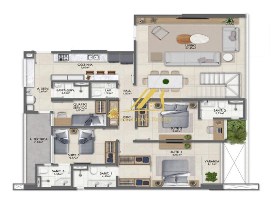 Imagem Imóvel com 3 Quartos à Venda, 133 m² em Caminho Das árvores - Salvador Imagem Imóvel com 3 Quartos à Venda, 133 m² em Caminho Das árvores - Salvador