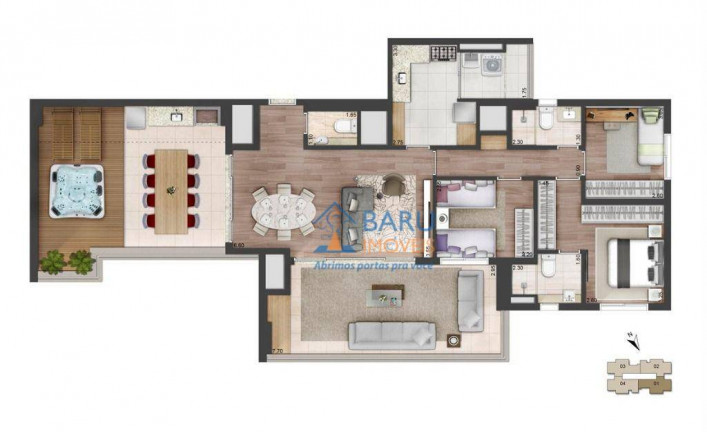 Apartamento com 3 Quartos à Venda, 152 m² em Alto Da Boa Vista - São Paulo
