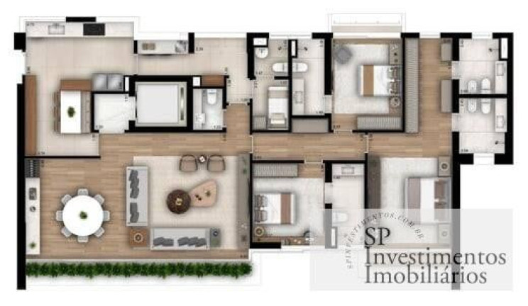 Imagem Apartamento com 3 Quartos à Venda, 229 m² em Itaim Bibi - São Paulo