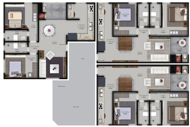 Imagem Apartamento com 2 Quartos à Venda, 65 m² em Ariribá - Balneário Camboriú Imagem Apartamento com 2 Quartos à Venda, 65 m² em Ariribá - Balneário Camboriú