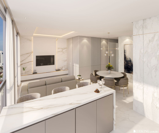 Imagem Apartamento com 3 Quartos à Venda, 102 m² em Meia Praia - Itapema