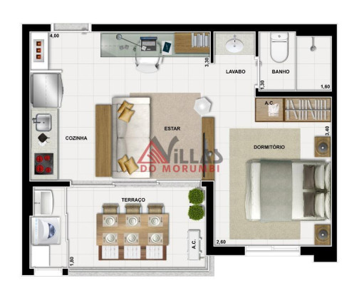Imagem Apartamento com 2 Quartos à Venda, 58 m² em Vila Suzana - São Paulo