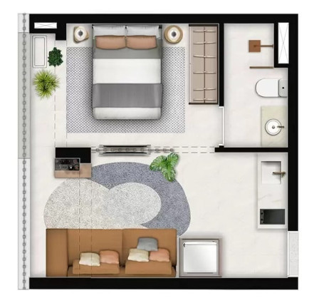 Imagem Apartamento com 1 Quarto à Venda, 23 m² em Vila Mariana - São Paulo