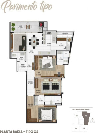 Imagem Apartamento com 2 Quartos à Venda, 76 m² em Gravatá - Navegantes Imagem Apartamento com 2 Quartos à Venda, 76 m² em Gravatá - Navegantes