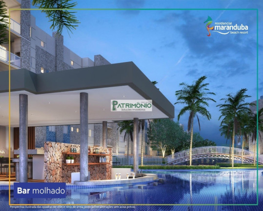 Imagem Imóvel com 2 Quartos à Venda, 72 m² em Residencial Maranduba Beach Resort - Ubatuba Imagem Imóvel com 2 Quartos à Venda, 72 m² em Residencial Maranduba Beach Resort - Ubatuba